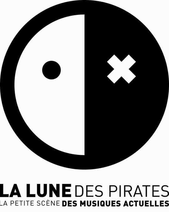 logo, lune, des, pirates